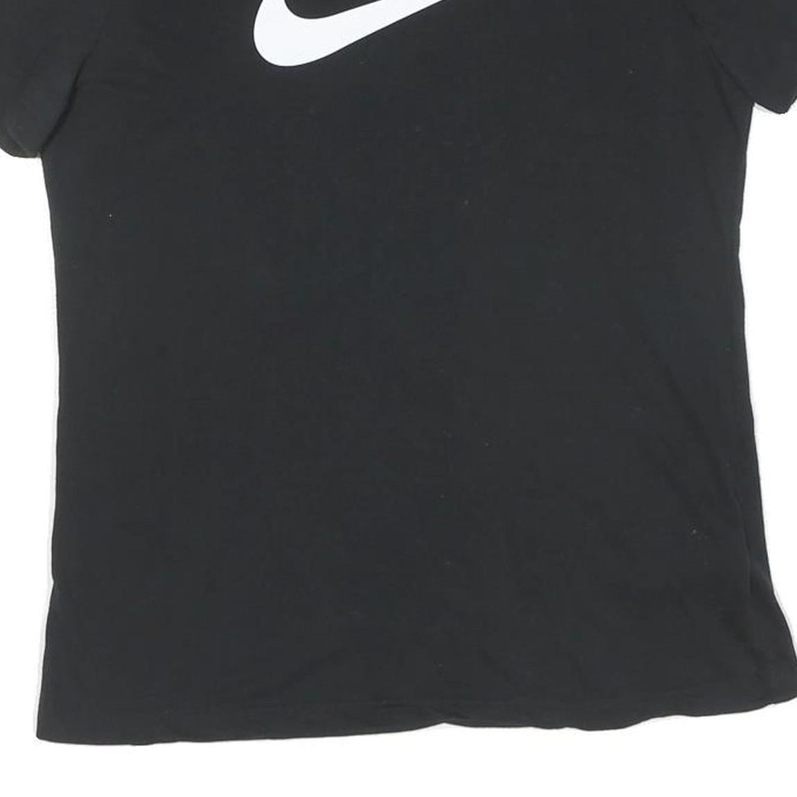 NIKE Mens Black S Short Sleeve Crew Neck Graphic T-Shirt