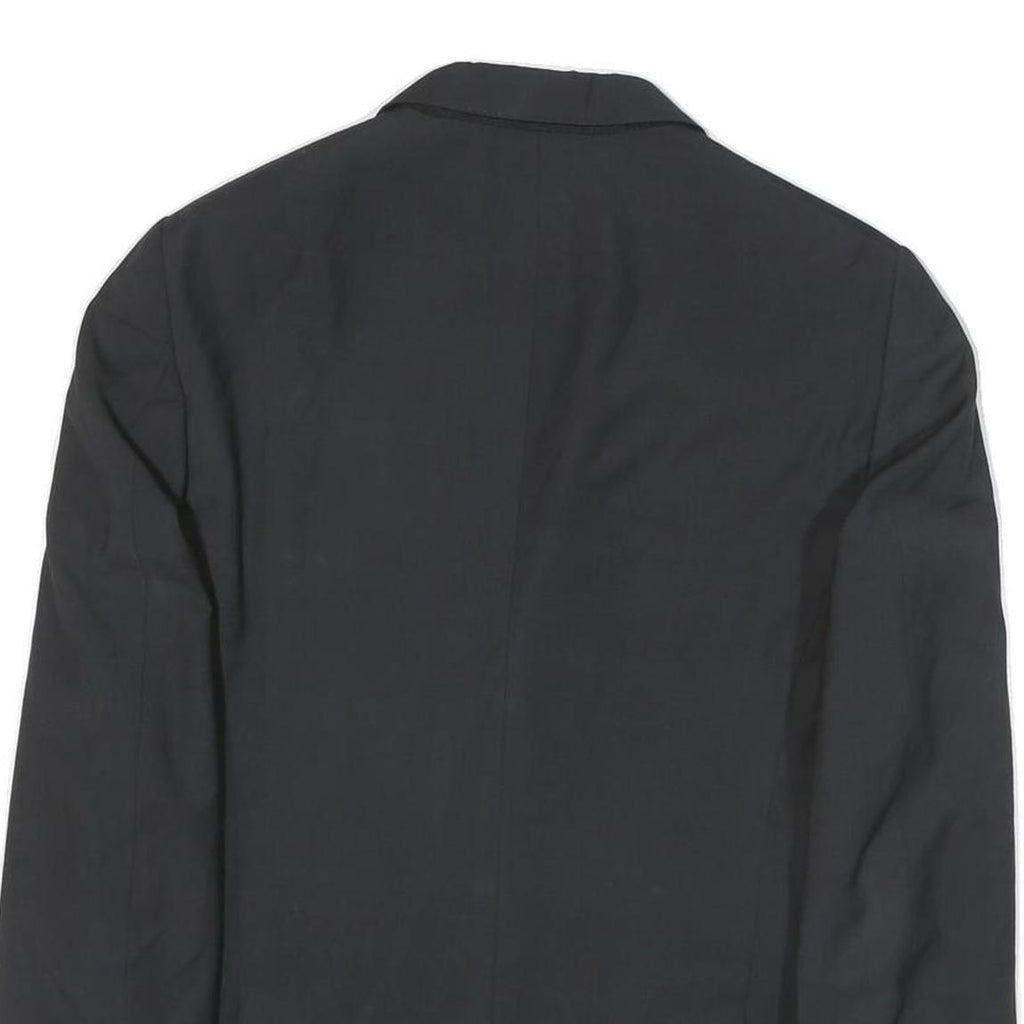 TRUSSARDI Mens Black Button Jacket M Viscose Blend Classic Formal Blazer