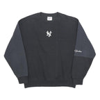 CHAMPION X MLB Womens Black & Dark Grey New York Yankees Crew Neck M Sweatshirt