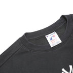 CHAMPION X MLB Womens Black & Dark Grey New York Yankees Crew Neck M Sweatshirt