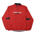 REEBOK Mens Red Grey Cup 2009 Track Jacket M Polyester Blend Zip Plain