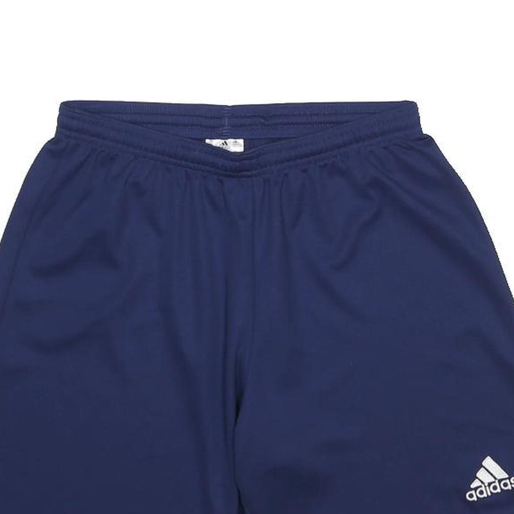 ADIDAS Womens Shorts Blue Sports Casual M W26 Elastic Waist Lightweight