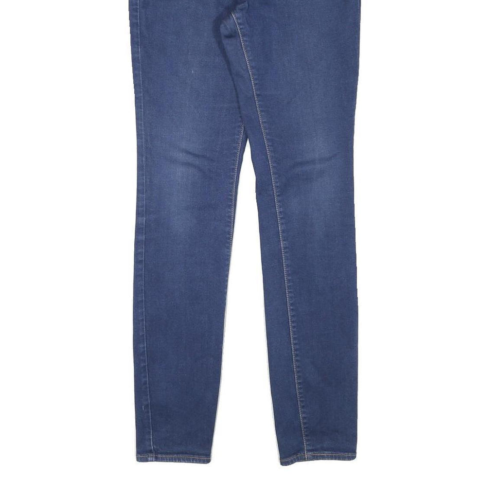 LEVI'S Womens Slim Blue Denim Jeans W31 L31 Stretch Cotton Blend Zip