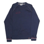 FILA Mens Navy Blue Crew Neck M Cotton Logo Sweatshirt