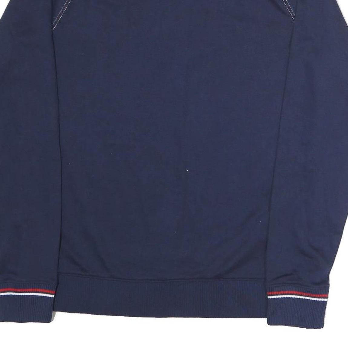FILA Mens Navy Blue Crew Neck M Cotton Logo Sweatshirt