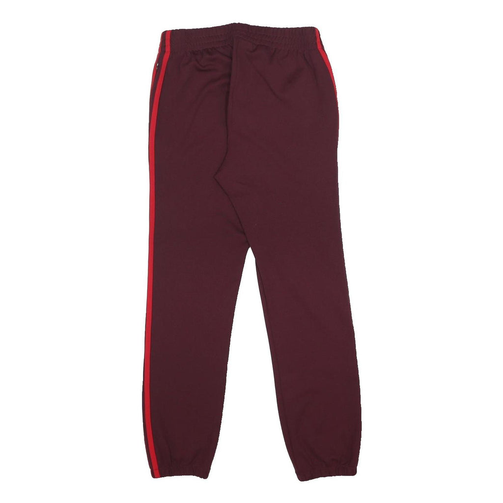 ADIDAS Yeezy Calabasas Mens Joggers Maroon & Red Slim XS W28 L28 Logo Print