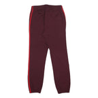 ADIDAS Yeezy Calabasas Mens Joggers Maroon & Red Slim XS W28 L28 Logo Print