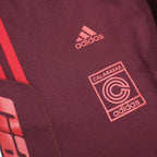 ADIDAS Yeezy Calabasas Mens Joggers Maroon & Red Slim XS W28 L28 Logo Print