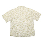 BATIK BAY Mens Hawaiian Shirt Beige Floral L