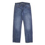 LEVI'S 505 Mens Jeans Blue Regular Straight Denim Medium W32 L32 Classic Zip