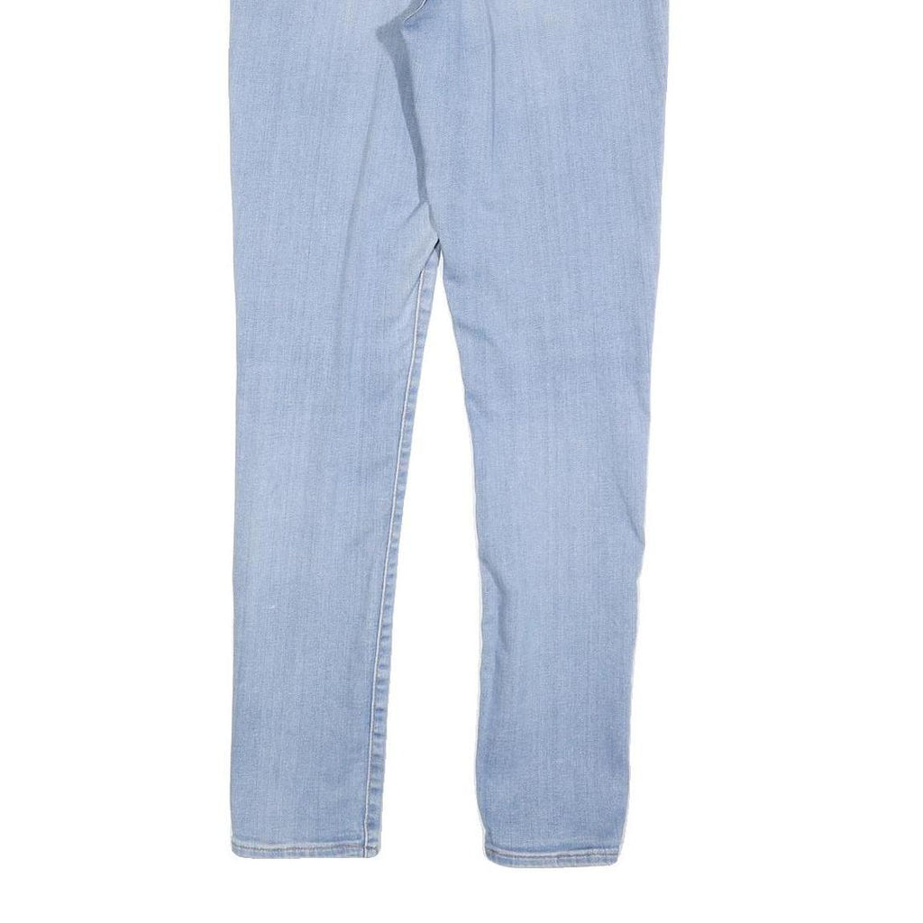 LEVI'S 311 Womens Jeans Light Blue Slim Skinny Denim W29 L32 Distressed Zip