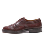LLOYD Brogue Shoes Maroon Leather Mens UK 7