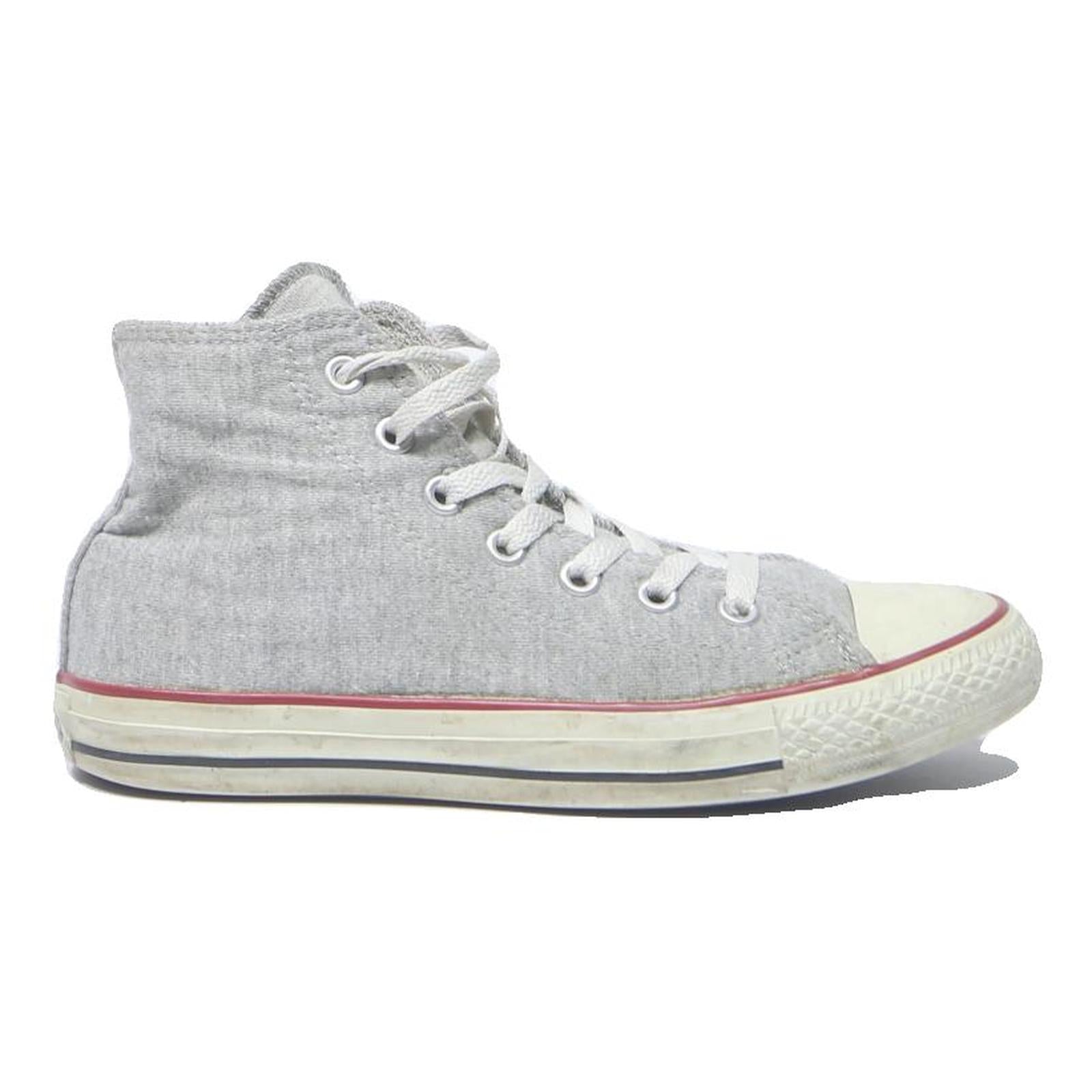 CONVERSE Womens Canvas Grey High Top Trainers UK 5.5 Casual Retro Style