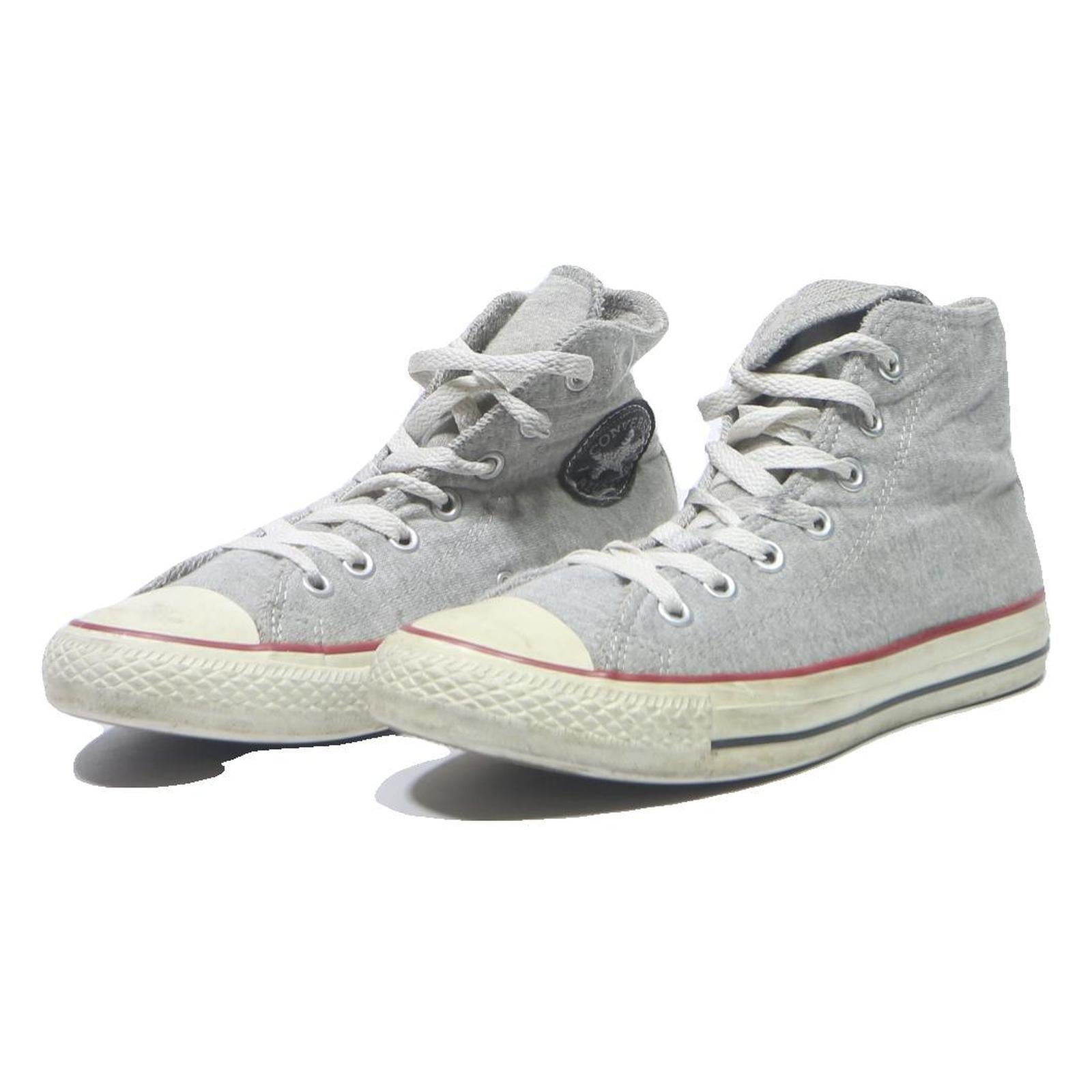CONVERSE Womens Canvas Grey High Top Trainers UK 5.5 Casual Retro Style
