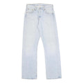 LEVI'S 501 Mens Jeans Blue Regular Straight Denim Light W30 L32 Classic Fit
