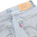 LEVI'S 501 Mens Jeans Blue Regular Straight Denim Light W30 L32 Classic Fit