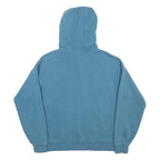FILA Womens Blue Pullover Hoodie M Cotton Blend Drawstring Hood Casual