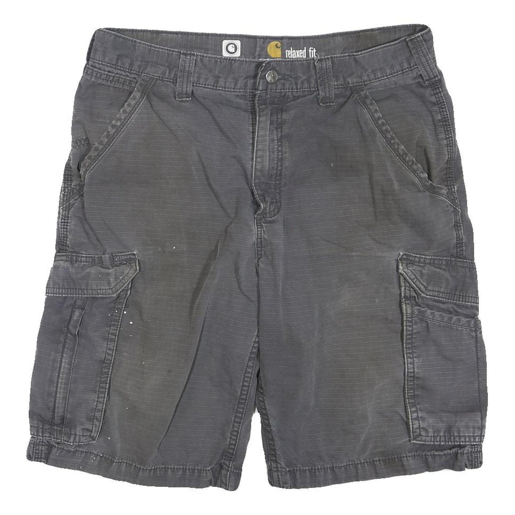 CARHARTT Mens Shorts Black Relaxed Fit Cargo M W33 Durable Workwear