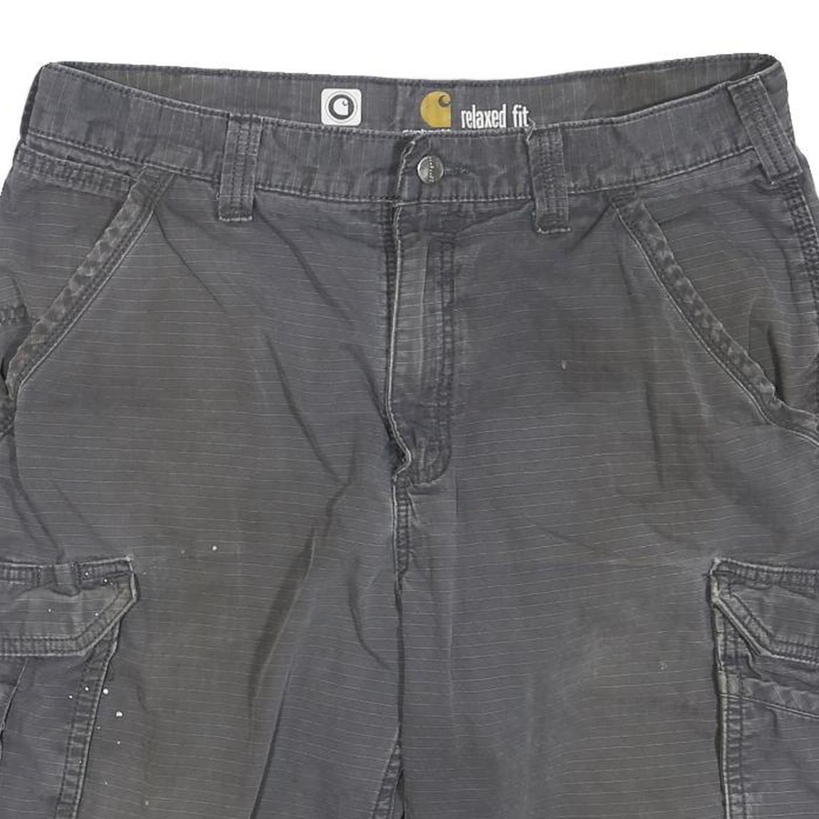 CARHARTT Mens Shorts Black Relaxed Fit Cargo M W33 Durable Workwear