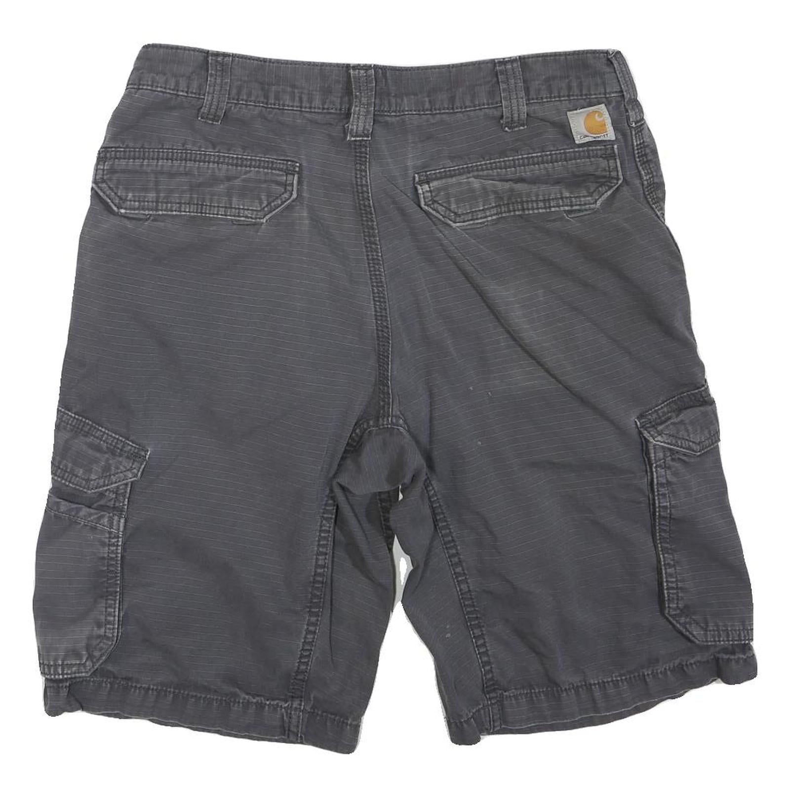 CARHARTT Mens Shorts Black Relaxed Fit Cargo M W33 Durable Workwear