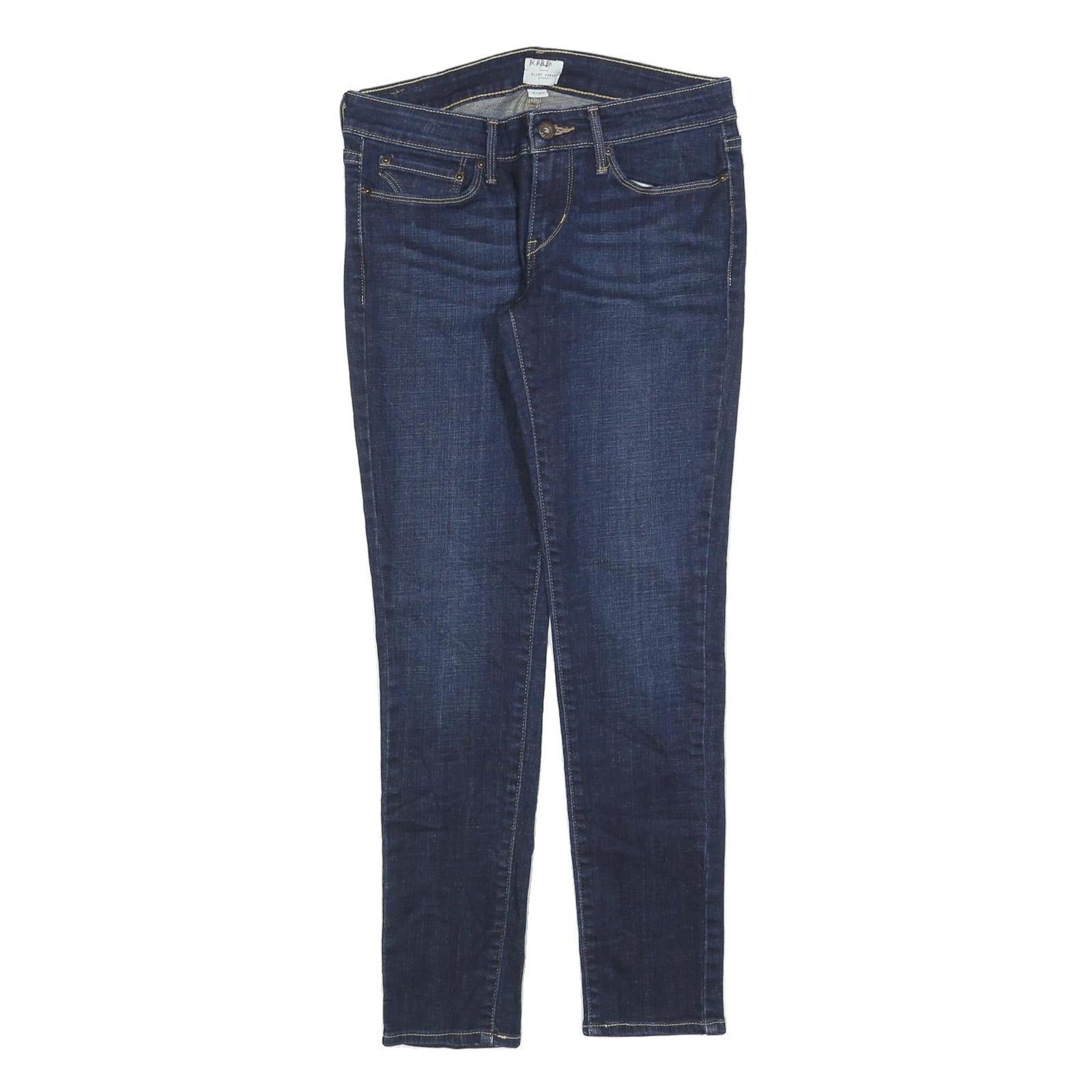 LEVI'S Womens Jeans Blue Slim Skinny Denim Medium W30 L27 Classic Zip