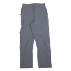 MAIER Womens Polyester Blend Blue Regular Zip Convertible Trousers W26 L28