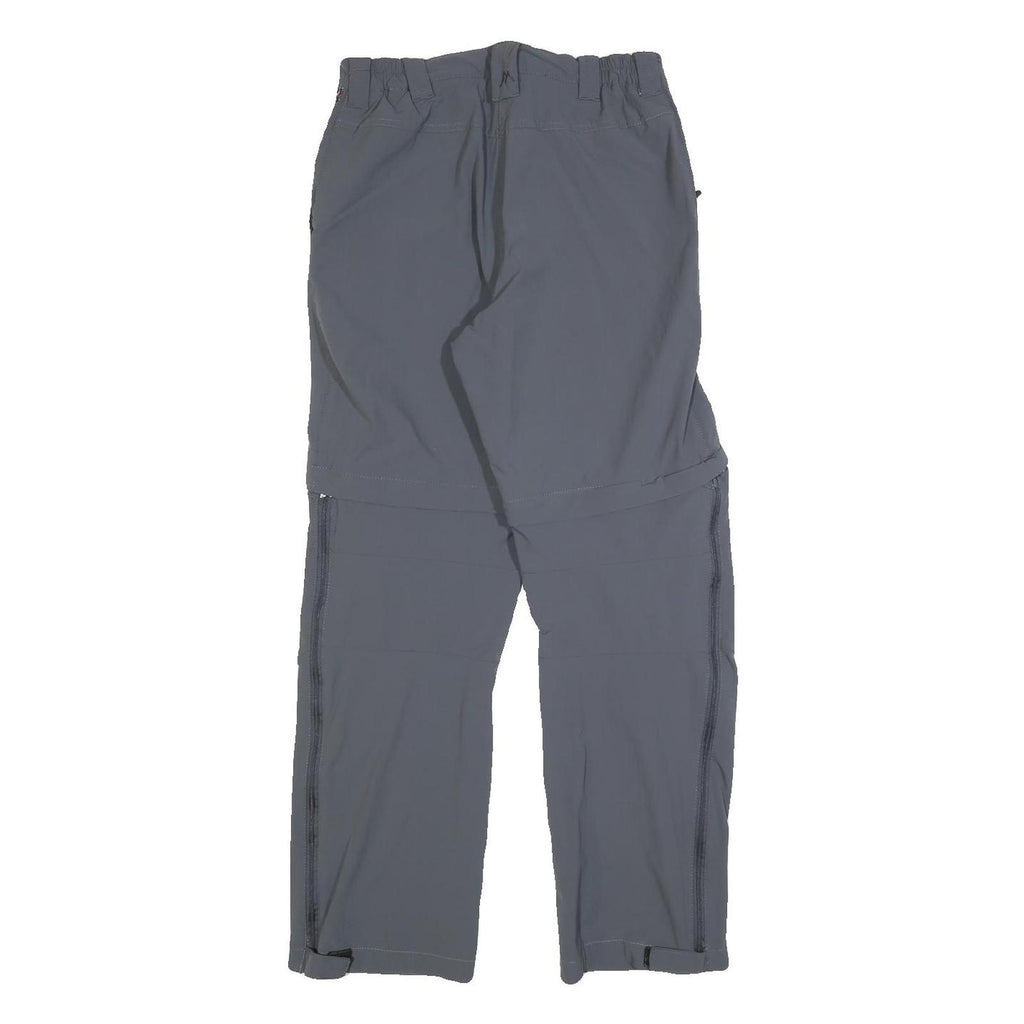 MAIER Womens Polyester Blend Blue Regular Zip Convertible Trousers W26 L28
