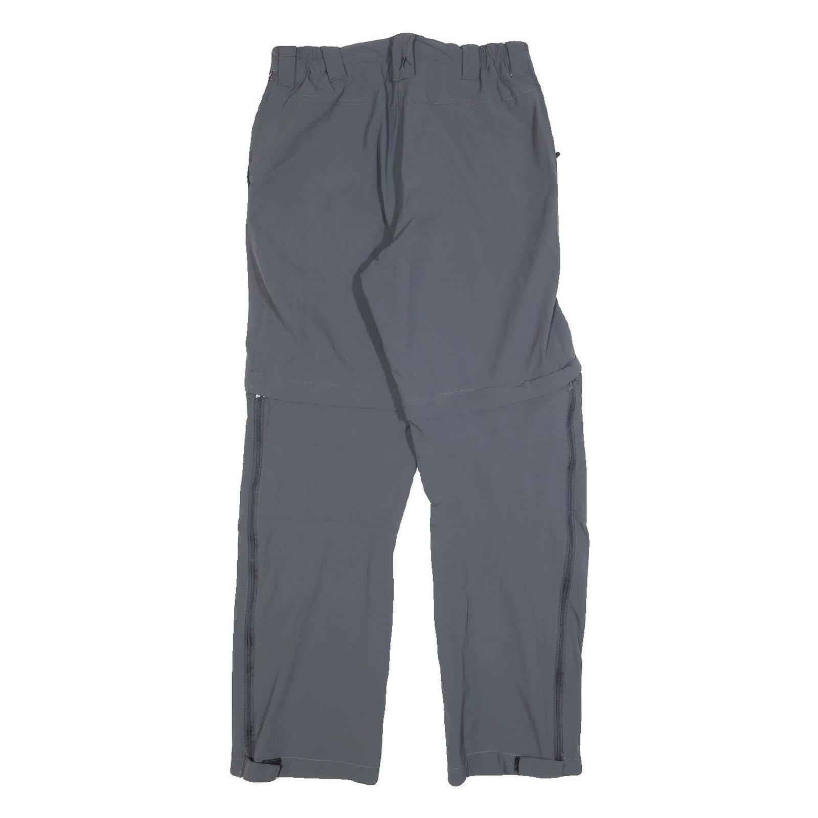 MAIER Womens Polyester Blend Blue Regular Zip Convertible Trousers W26 L28
