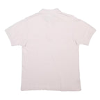 LACOSTE Mens White Short Sleeve Plain S Cotton Polo Shirt Classic Fit