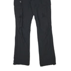 WINDY AND MAUD Mens Polyester Blend Black Slim Straight Trousers W32 L32