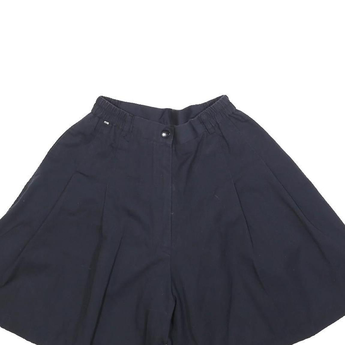 Womens Navy Blue Casual Shorts XXS W22 Cotton Blend Relaxed Fit