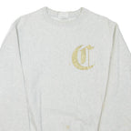 CHAMPION REVERSE WEAVE Mens Sweatshirt Grey Crew Neck S