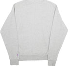 CHAMPION Mens Grey Pullover Hoodie S Cotton Blend Casual Sportswear