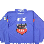 OCHSNER HOCKEY Mens Blue Troischene Hockey Club XS Long Sleeve V-Neck Graphic
