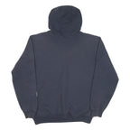 CARHARTT Mens Navy Blue Hoodie M Cotton Blend Pullover Logo Print