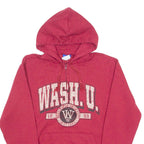 CHAMPION Washington University St. Louis 1/4 Zip Mens Red Hoodie USA S