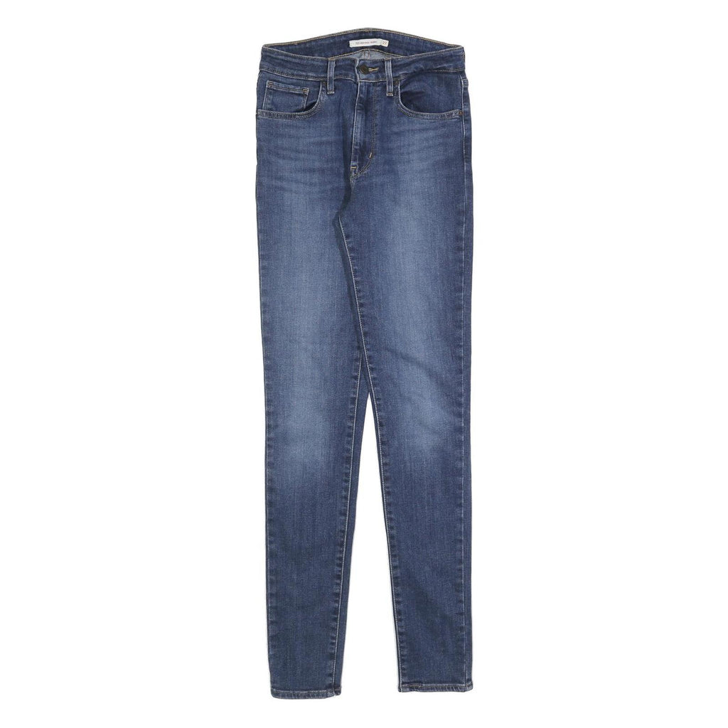 LEVI'S 721 Womens Jeans Blue Slim Skinny Denim Medium W27 L32 Stylish Fit