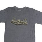 OVB Mens Grey Buffaloes Graphic T-Shirt M Short Sleeve Crew Neck Cotton