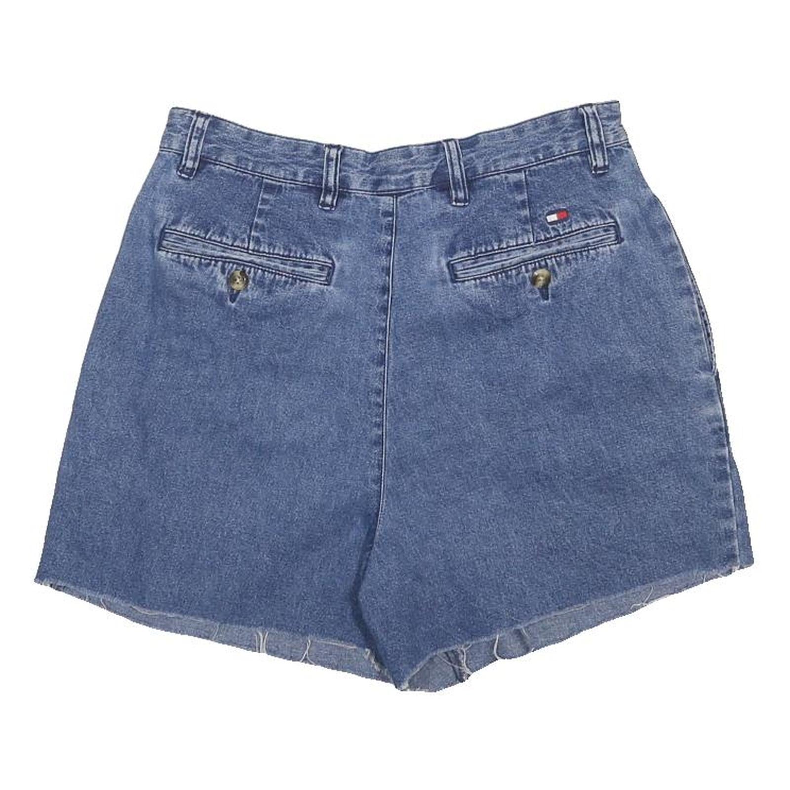 TOMMY HILFIGER Womens Denim Blue Cotton Casual Shorts M W29 Classic Fit