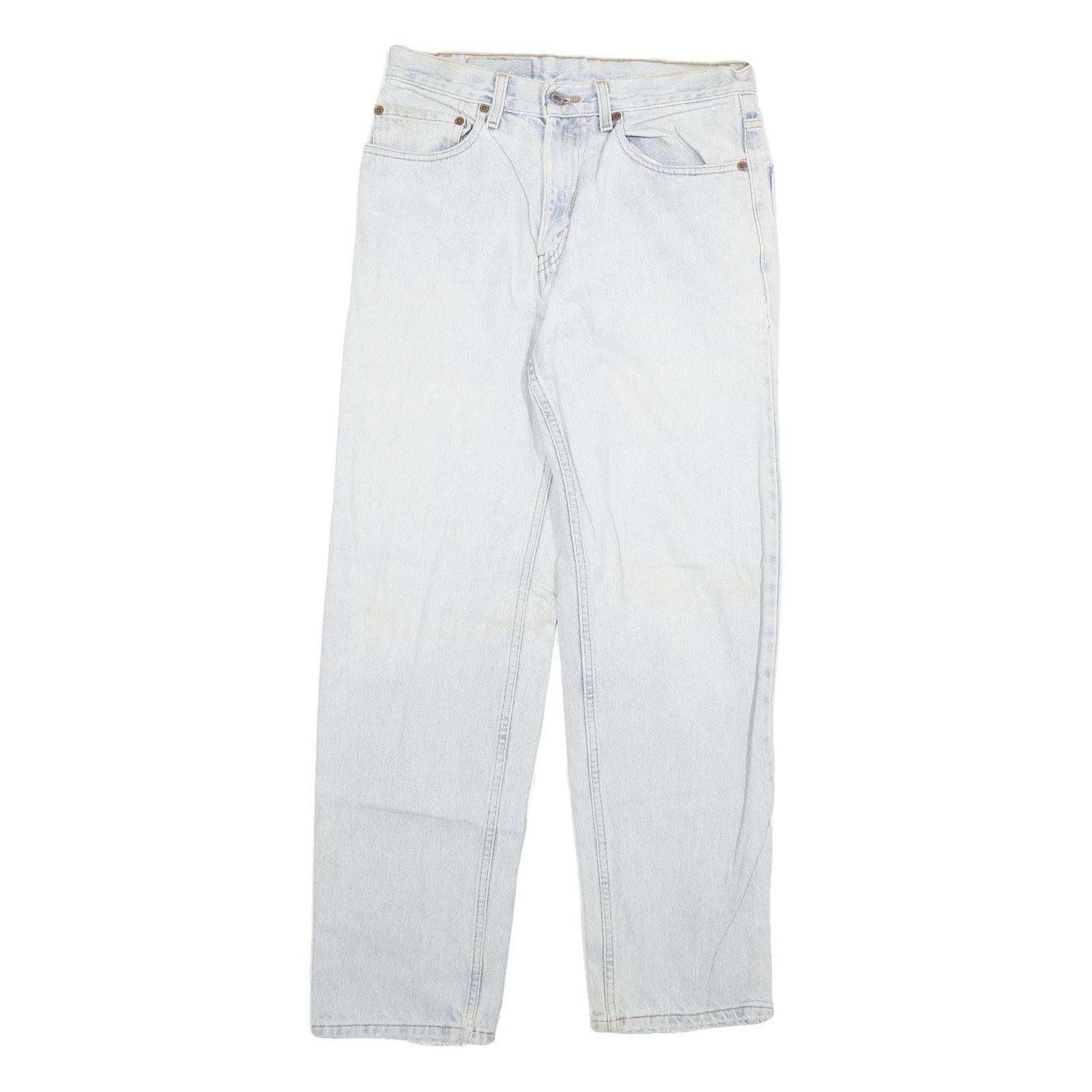 LEVI'S 550 Mens Jeans Blue Regular Loose Denim Light W28 L31 Classic Zip