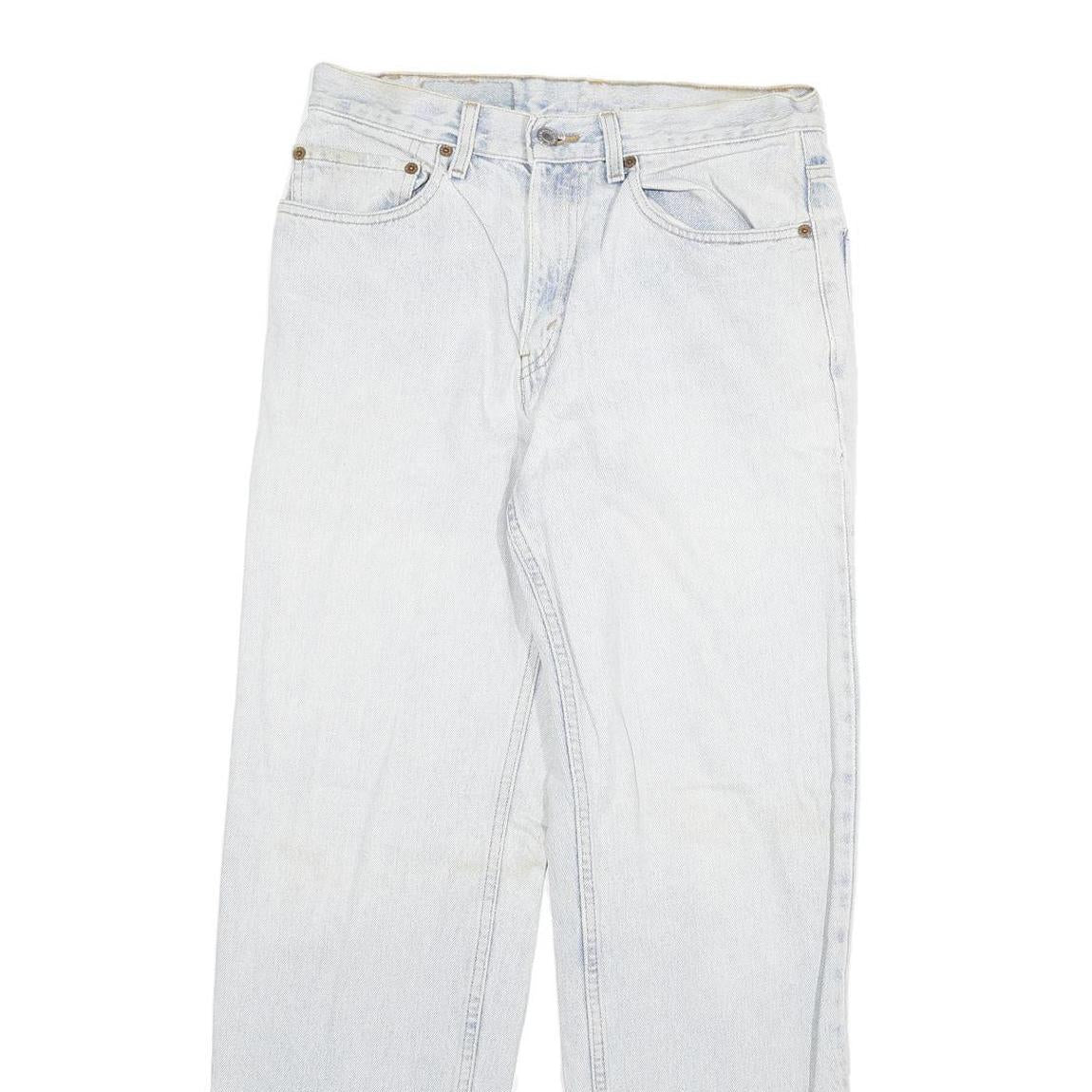 LEVI'S 550 Mens Jeans Blue Regular Loose Denim Light W28 L31 Classic Zip