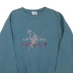 LEE Sport Golf Mens Sweatshirt Blue Crew Neck L