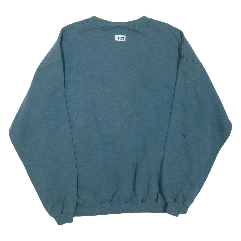 LEE Sport Golf Mens Sweatshirt Blue Crew Neck L