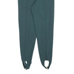 POST CARD Womens Wool Blend Blue Slim Stirrup Trousers W26 L28 Stylish Fit