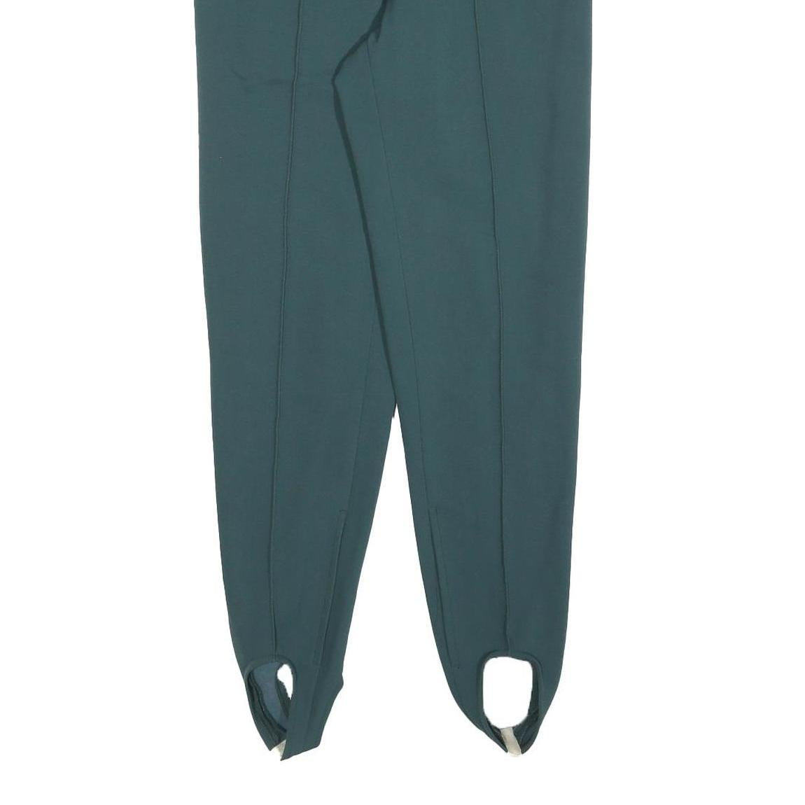 POST CARD Womens Wool Blend Blue Slim Stirrup Trousers W26 L28 Stylish Fit