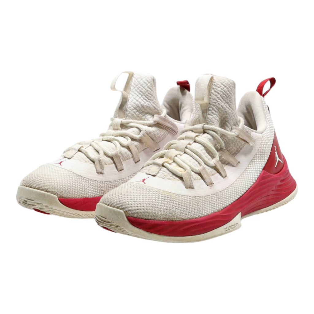 AIR JORDAN Sneaker Trainers White Canvas Mens UK 7.5