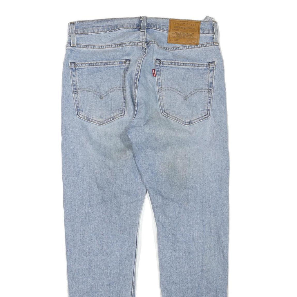 LEVI'S 512 Tapered Womens Jeans Blue Regular Tapered Denim Light W30 L30 Classic