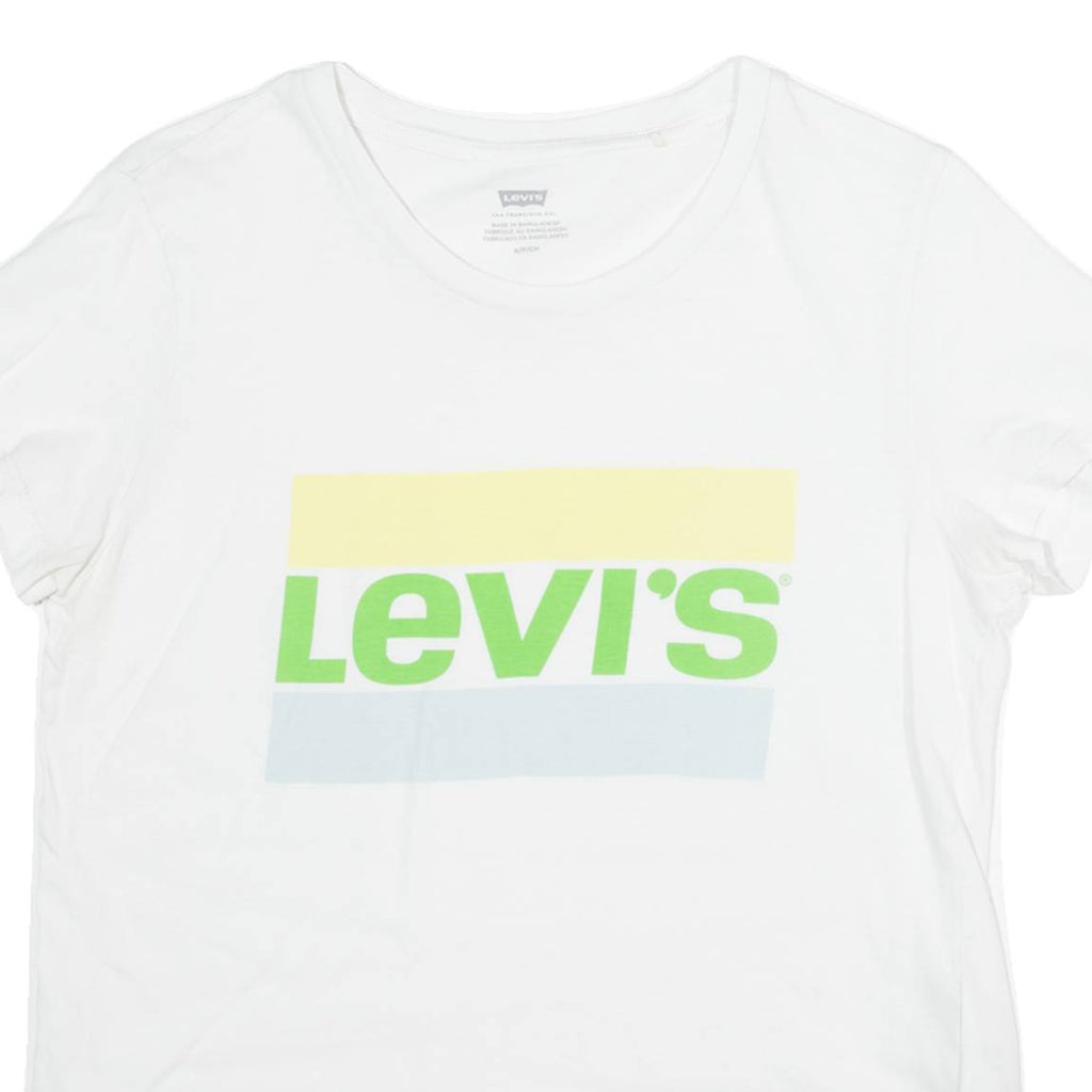 LEVI'S Womens T-Shirt White S