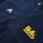ADIDAS Mens Navy Blue UCLA High Neck L Sweatshirt Polyester Pullover