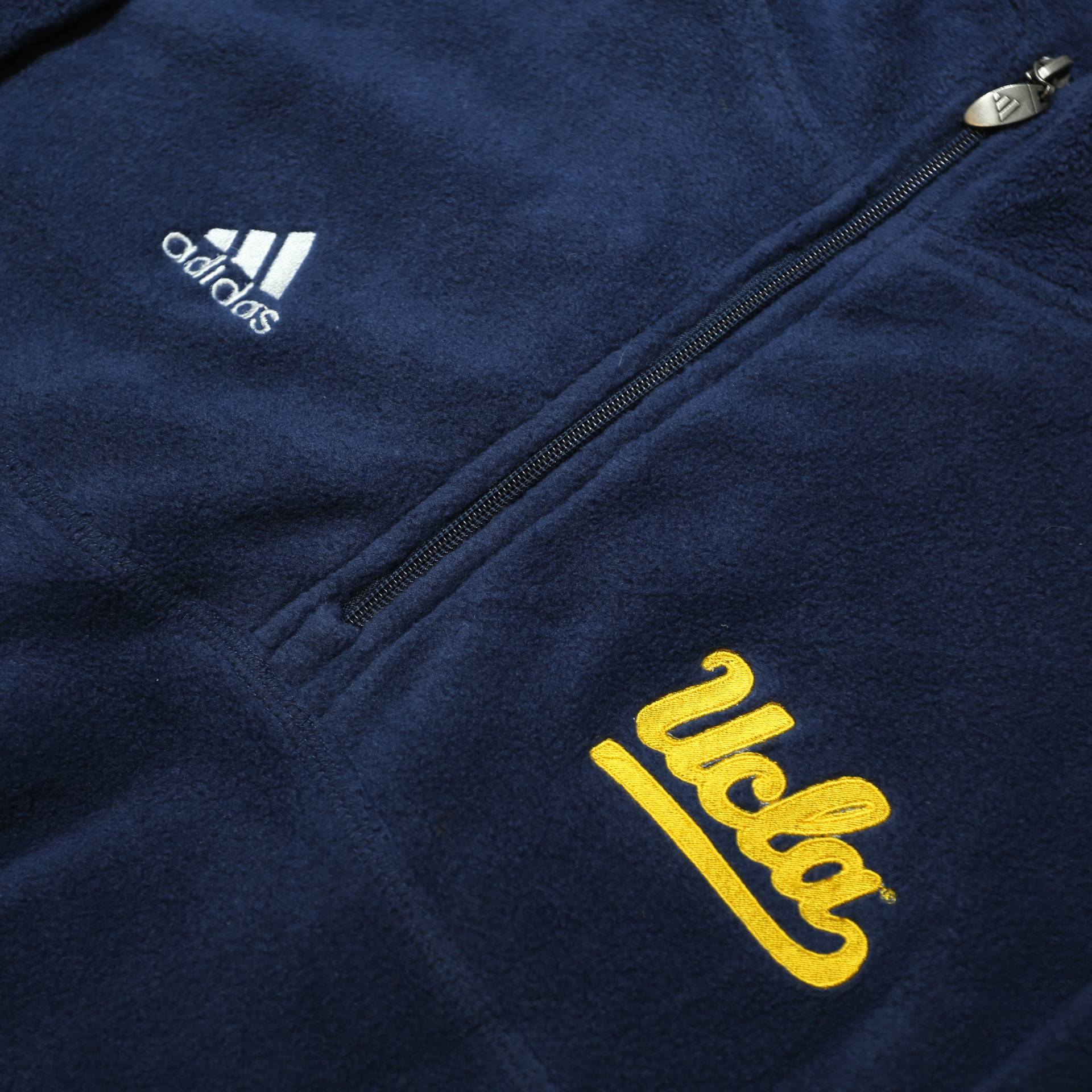 ADIDAS Mens Navy Blue UCLA High Neck L Sweatshirt Polyester Pullover